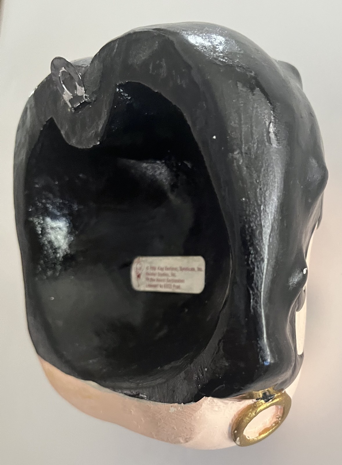 1998 ESCO BETTY BOOP CHALKWARE PLASTER HANGABLE WALL FACE