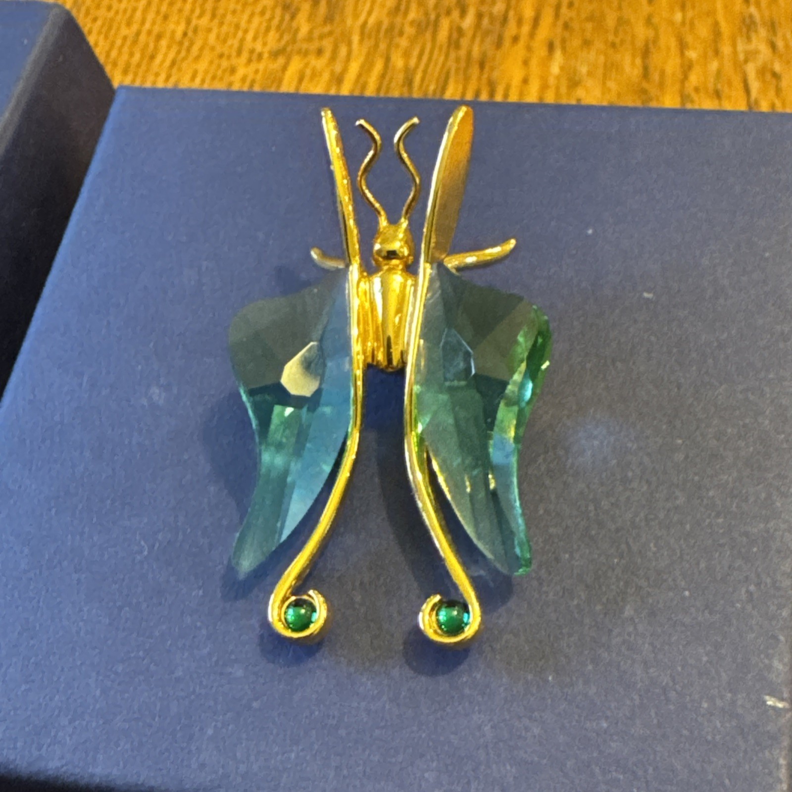 Swarovski Paradise Crystal ASTARA Light Emerald Butterfly