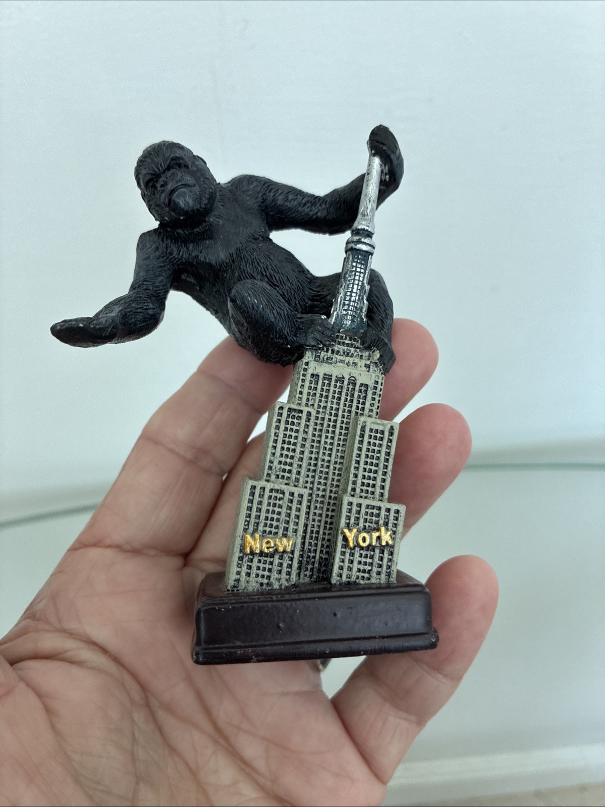 New York City NYC Souvenir Empire State Building Replica Statue and King Kong