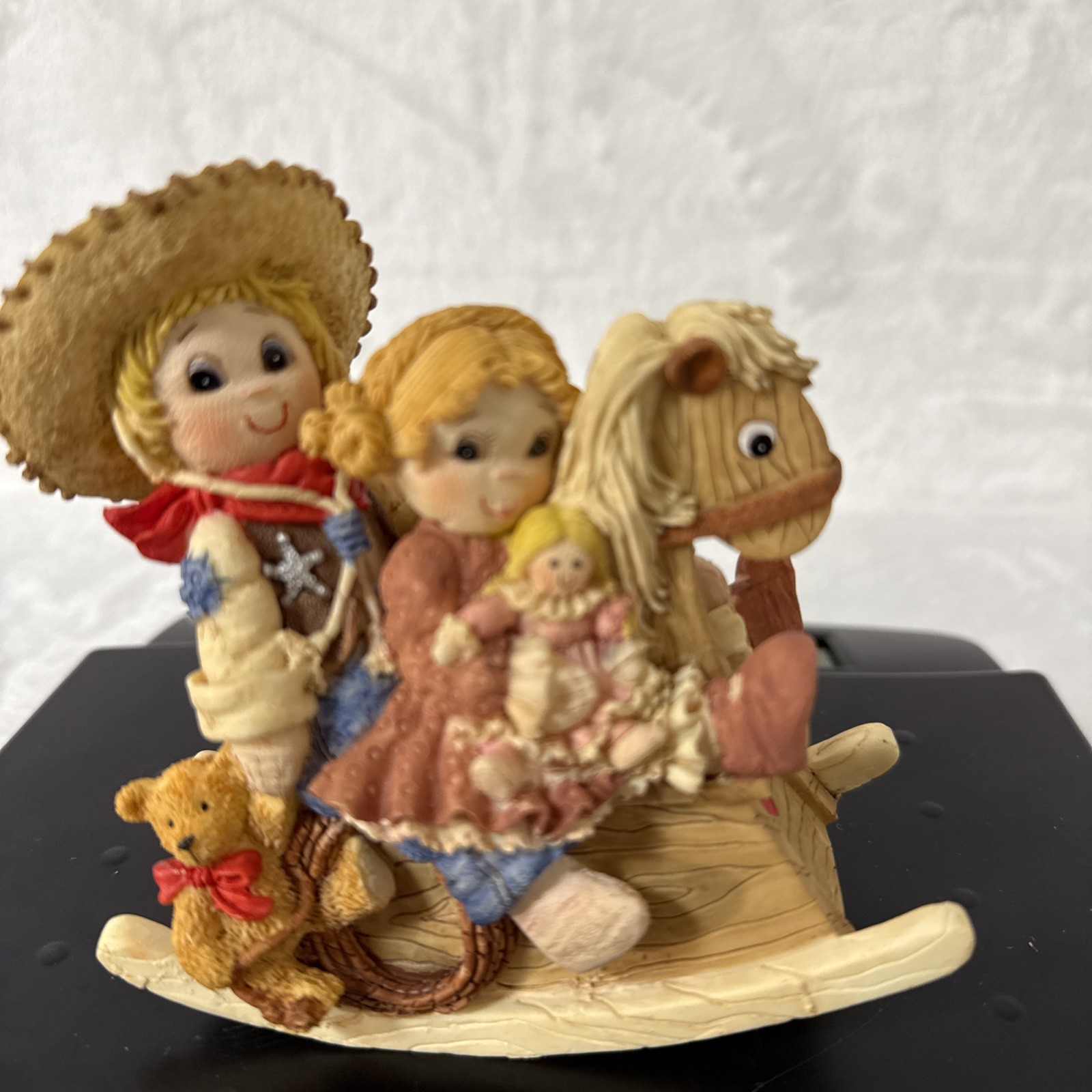 Matthew DANKO SMALL FRIENDS 1997 GIDDYAP COWBOY Rocking Horse 843136 2nd Edition