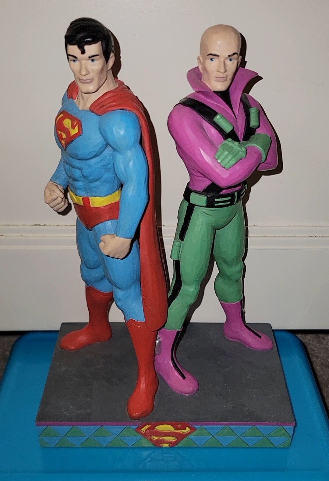 Jim Shore DC Comics Superman and Lex Luthor Figurine 6005981 2020
