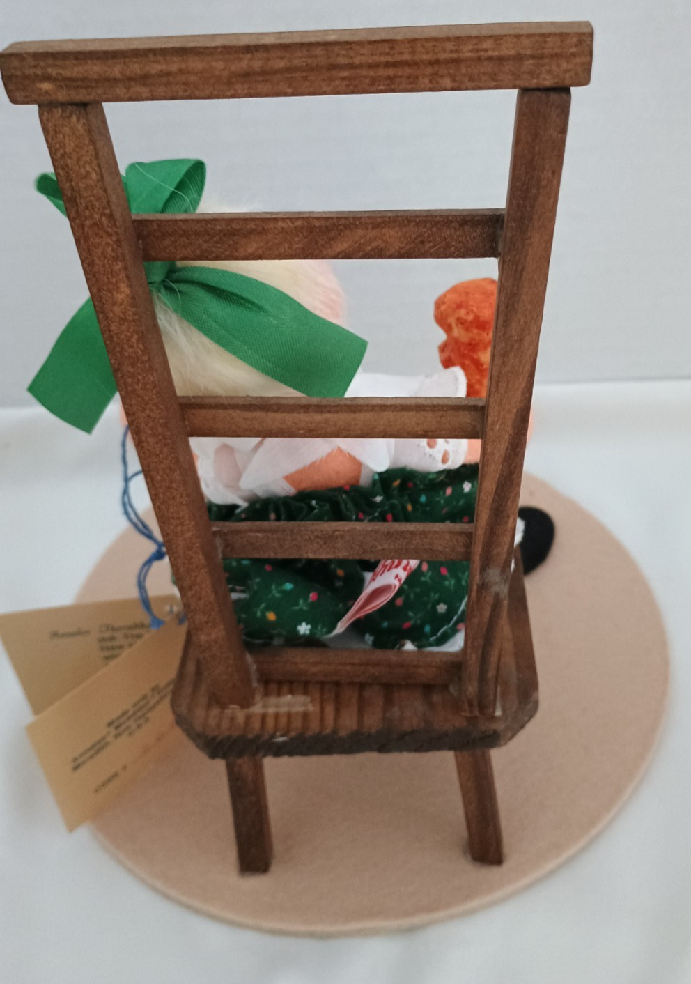 Annalee Thanksgiving Dinner Messy Toddler Girl In chair 3081 1993 8×8.5″ w/tag
