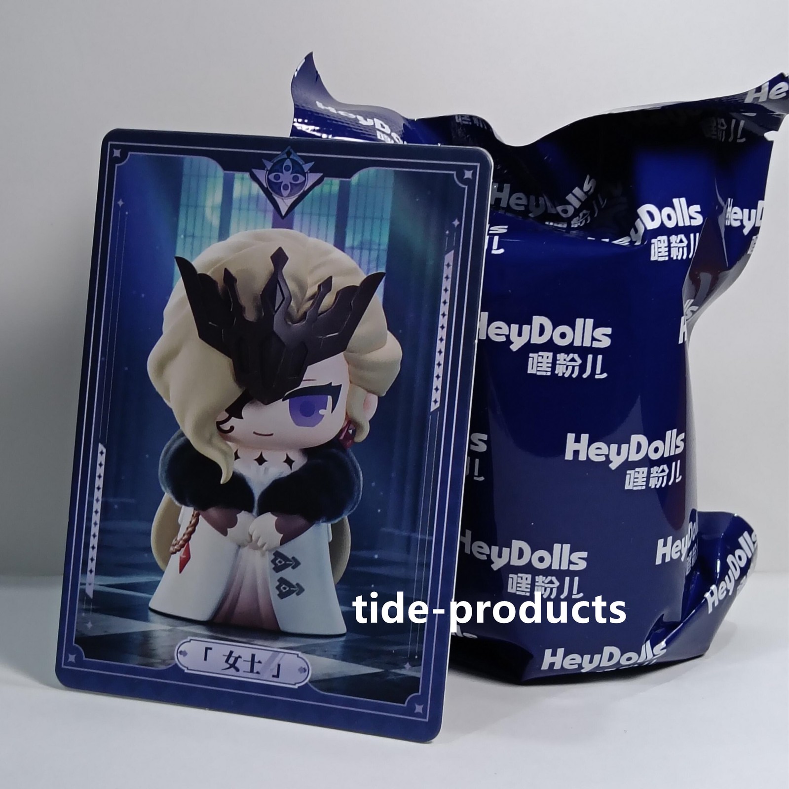 miHoYo Official Genshin impact Fatui La Signora Figure Acrylic Stand Badge Card