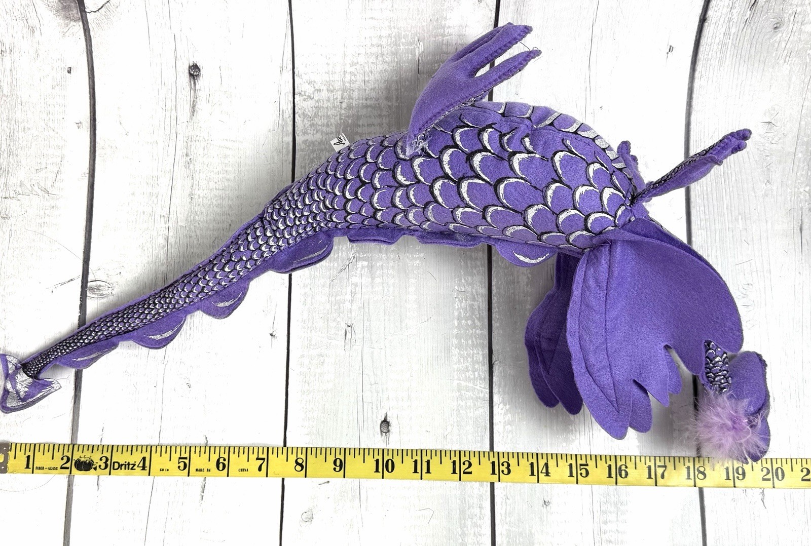 ANNALEE Purple Dragon Doll Figure Poseable 12 in 2020 Retired Collectible