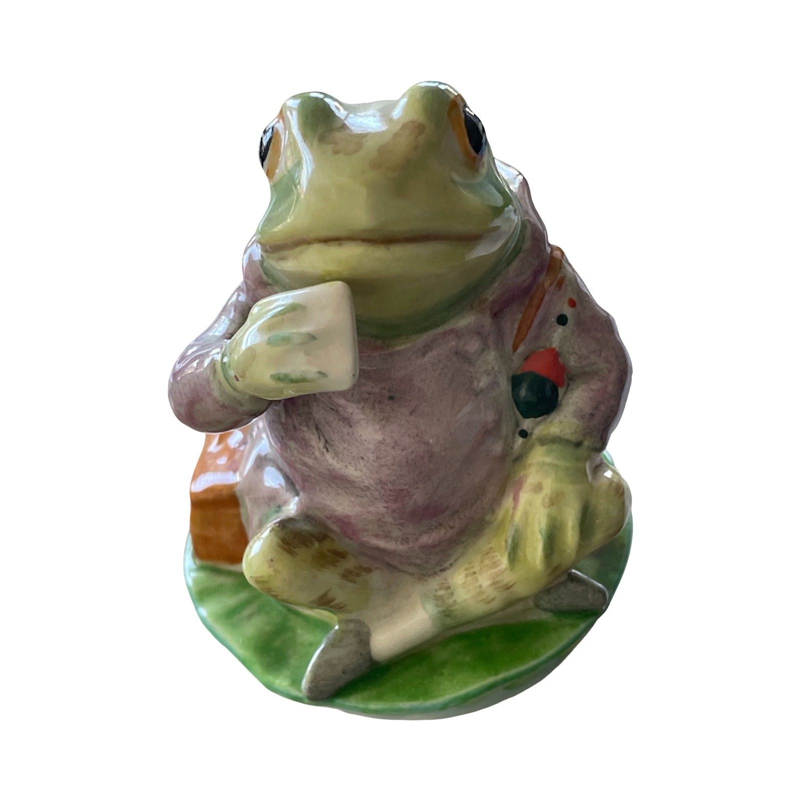 Beatrix Potter’s Jeremy Fisher Figurine 1950 Frederick Warne Co Beswick England