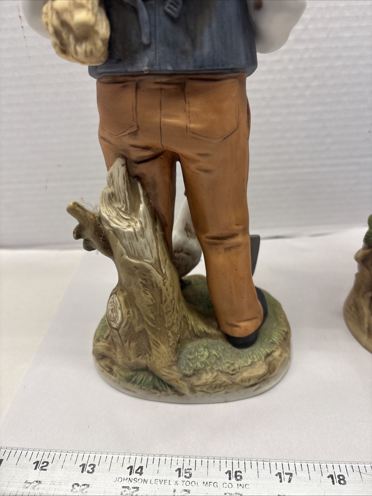 Pair Vintage Porcelain Homco 8744 Figurines Elderly Couple Large 13” Tall