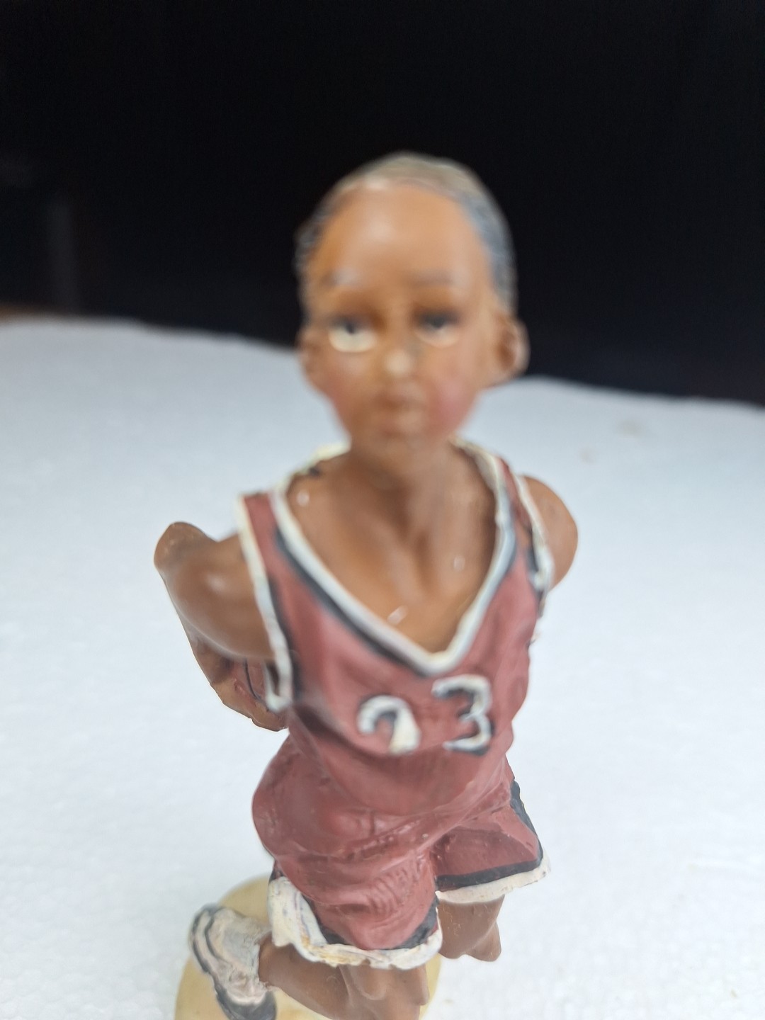 African American LADY Basketball Player #23 Sports Figurine 6″ HMM9