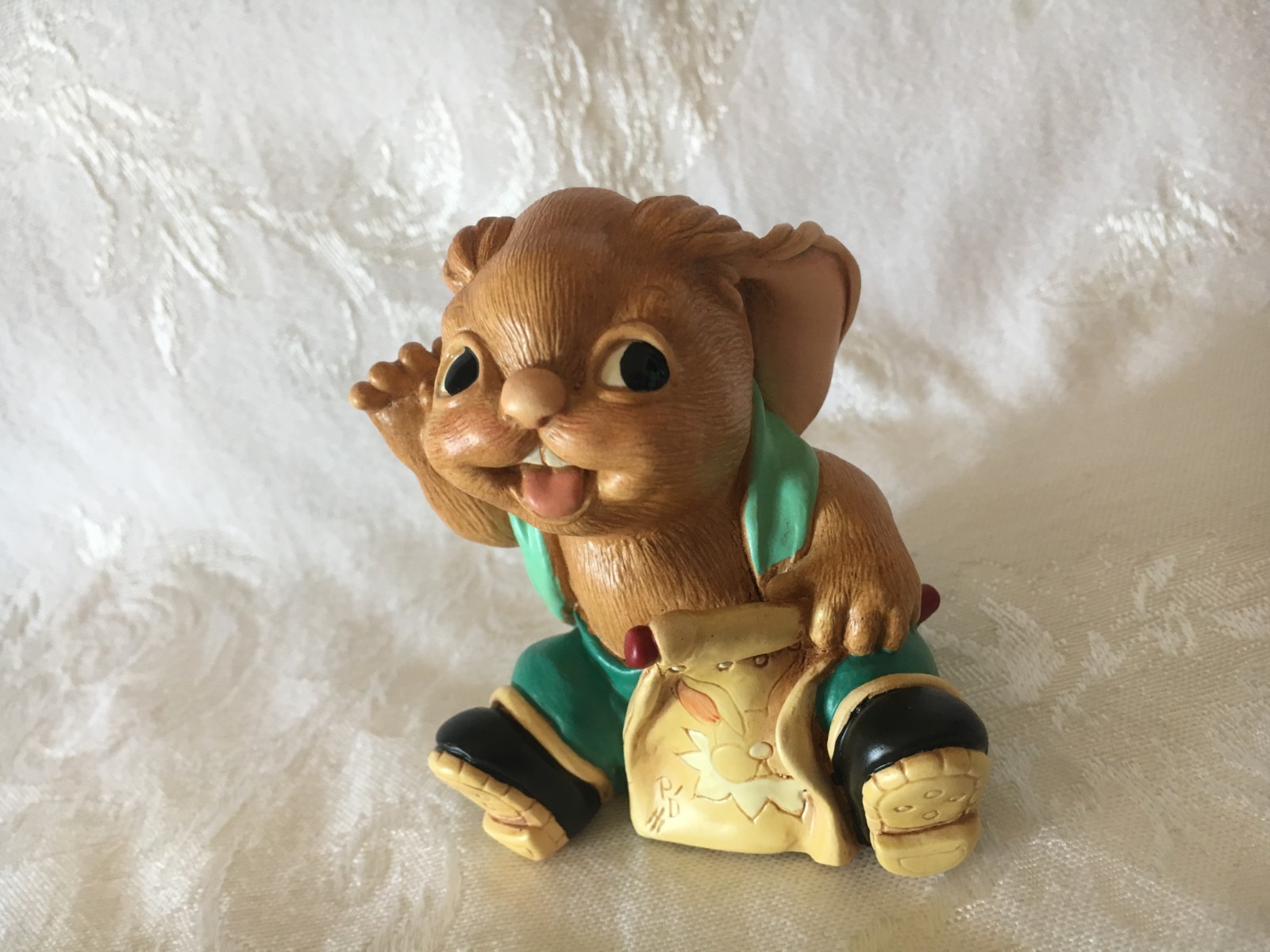 Pendelfin Stoneware Rabbit Ahoy Boy ~ Handpainted Made In England ~ NOS