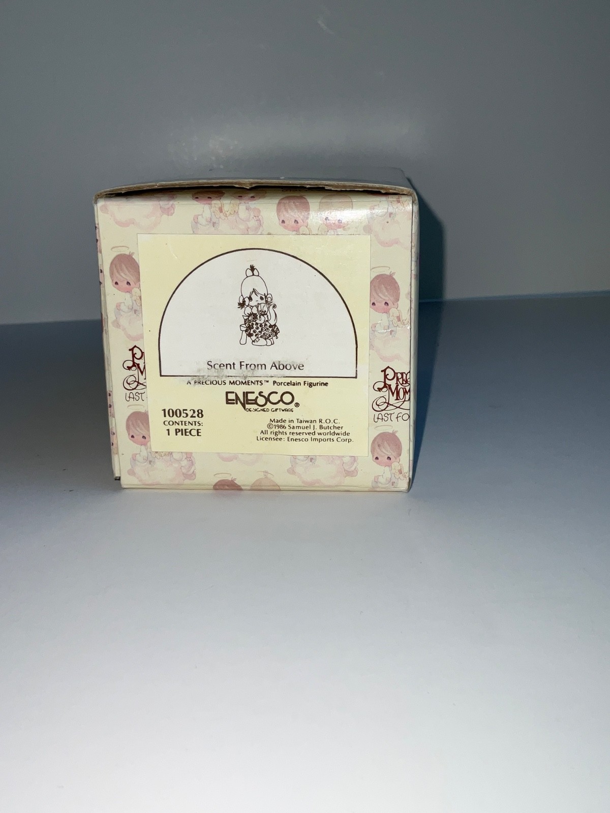 Precious Moments Figurine “Scent From Above” 1986 #100528 W/Original Box VTG