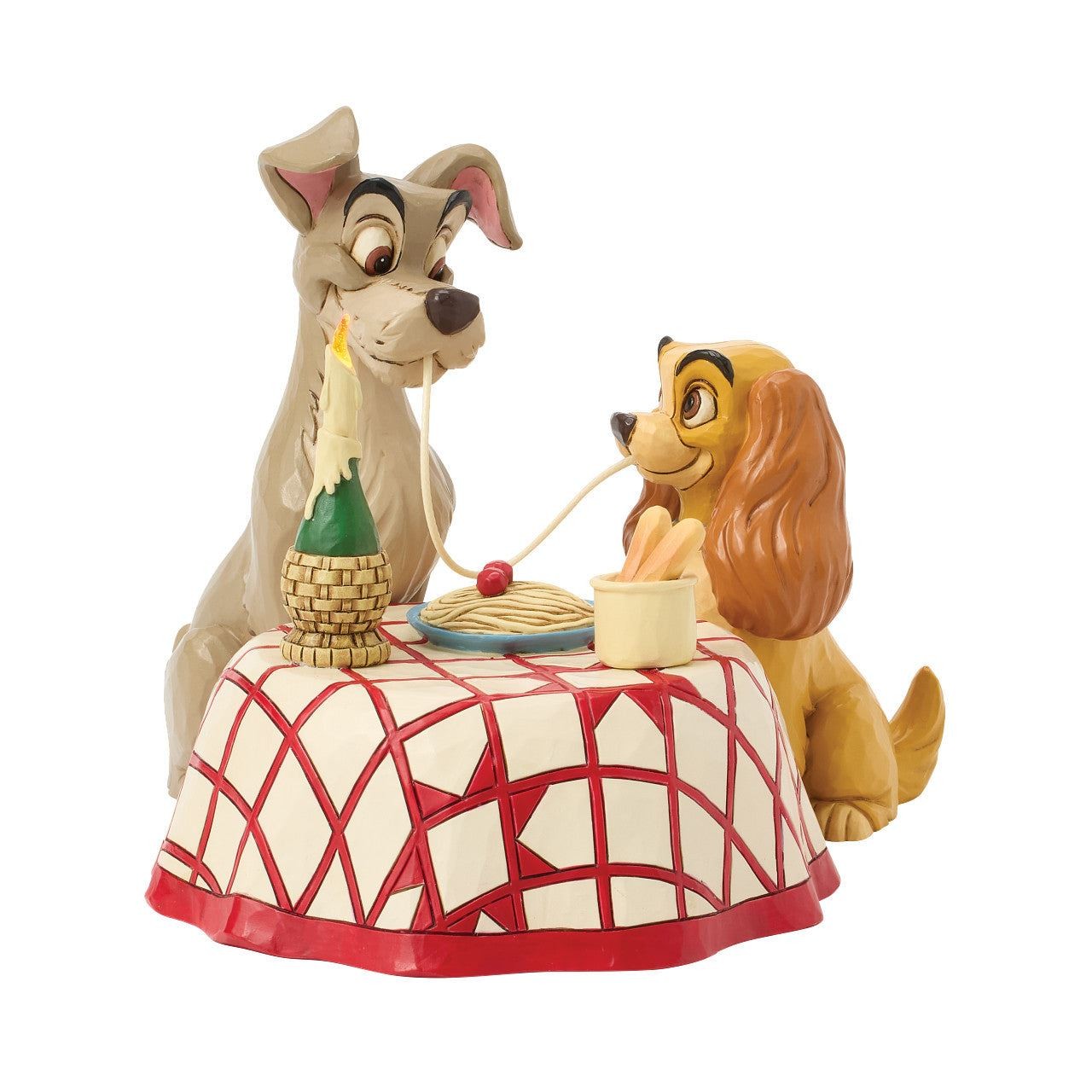 Jim Shore Disney Traditions Lady & The Tramp Spaghetti Scene Figurine 6016899