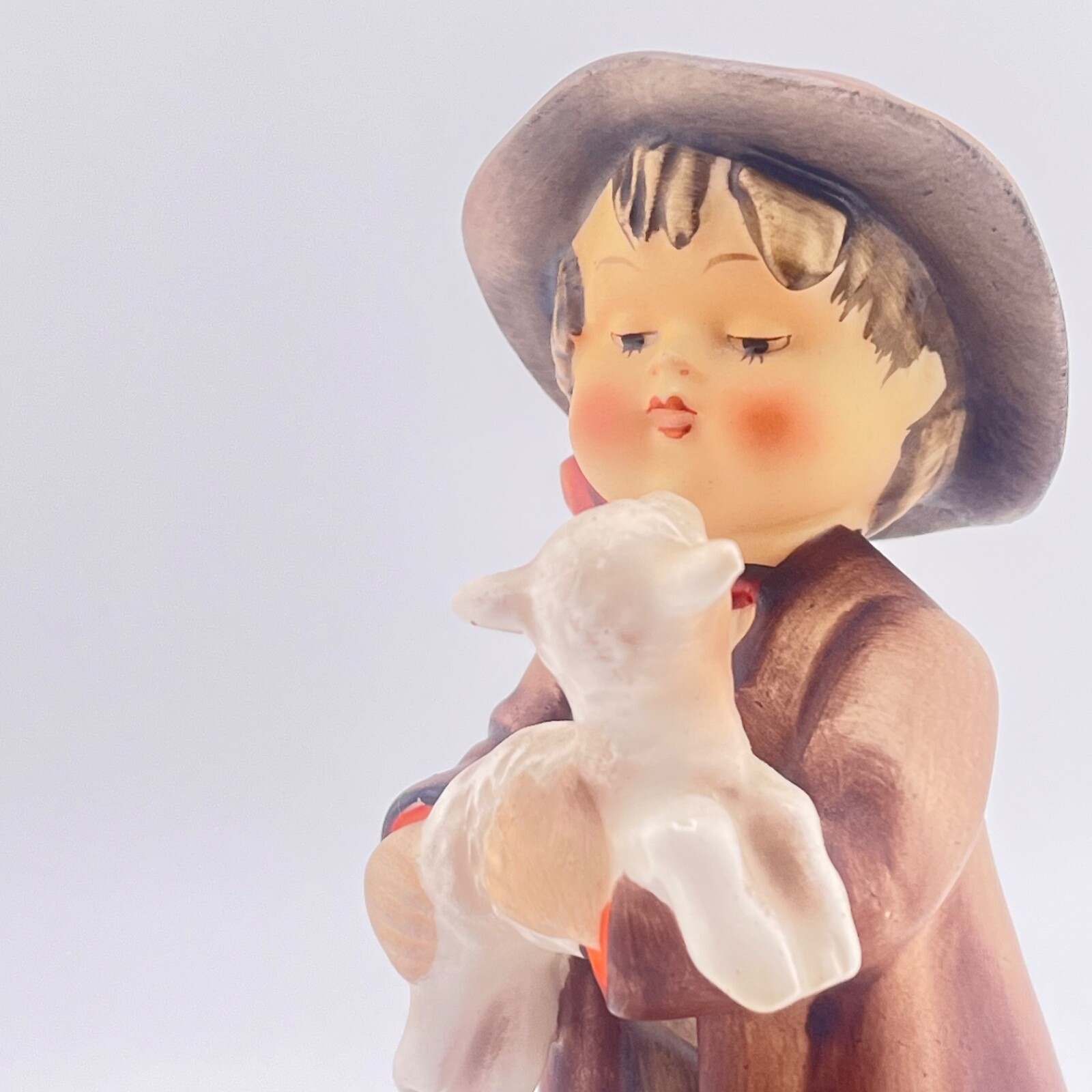Hummel #68 6″ Boy With Lost Sheep Figurine Full Bee TMK-2 1950-1959