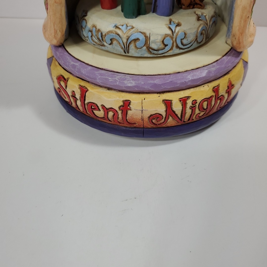 Jim Shore “Silent Night”-2006-No Box-Pre Owned-Musical Figurine