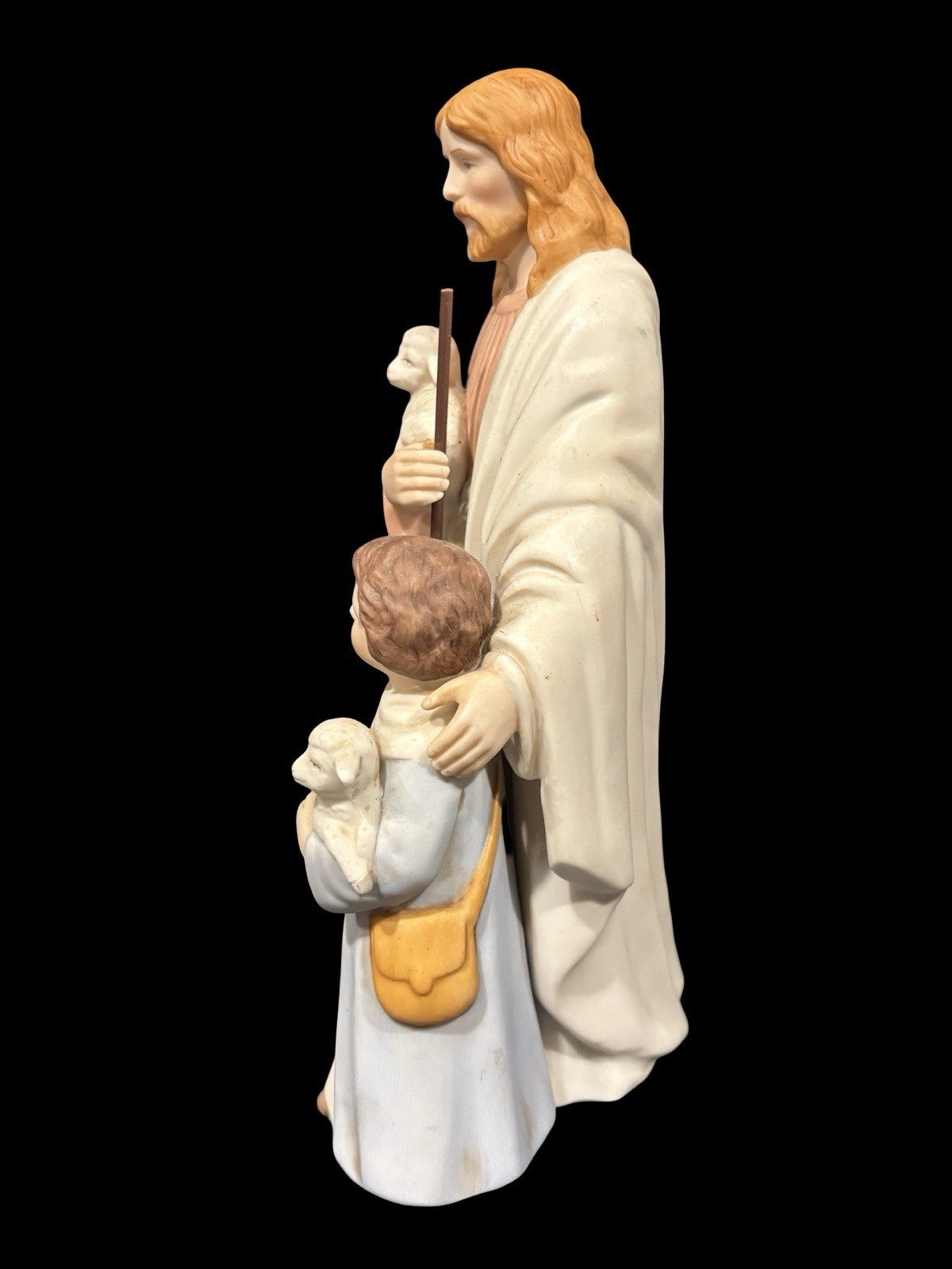 VTG 1993 HOMCO HOME INTERIOR JESUS THE GOOD SHEPHERD 1469 GREATEST STORY FIGURE