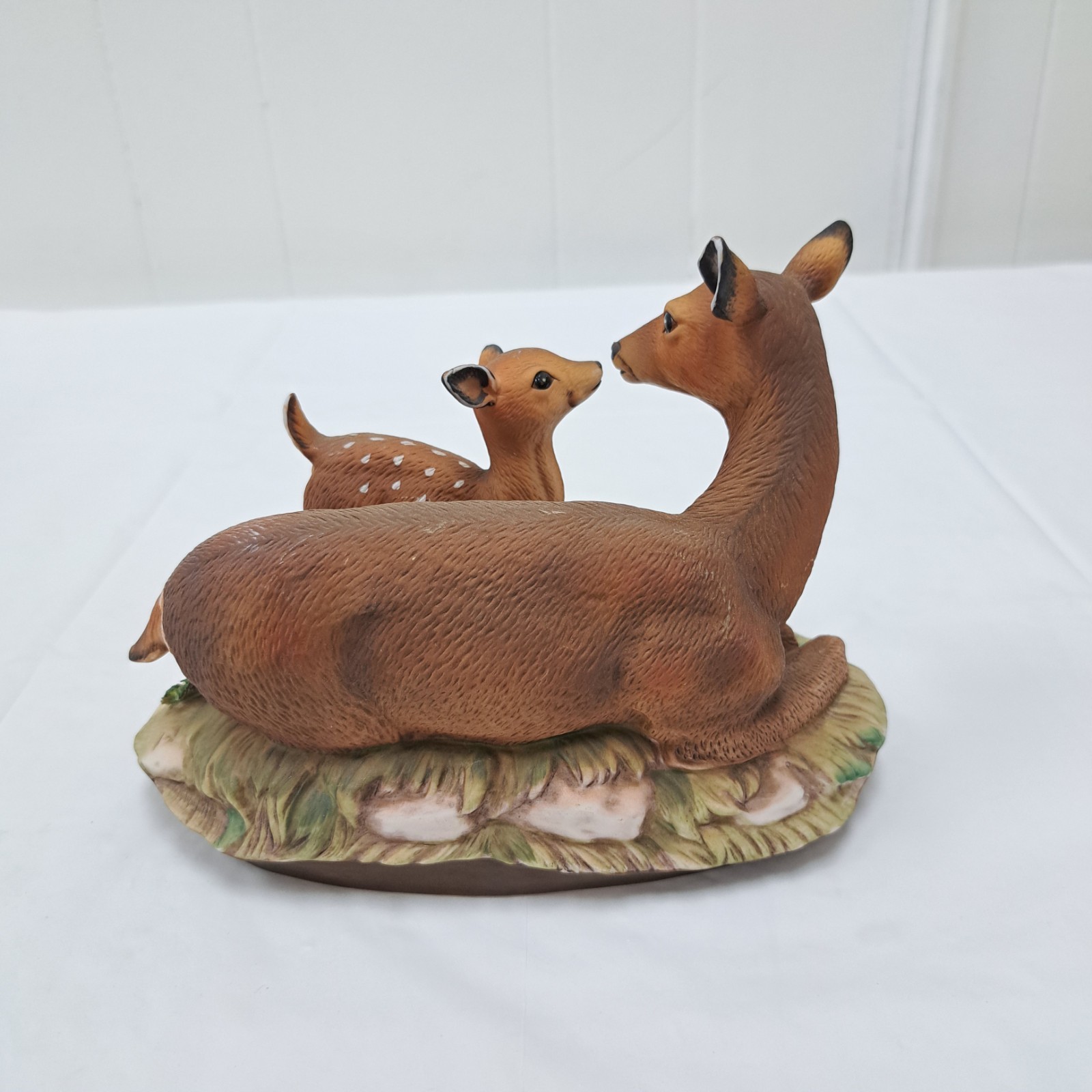 Vintage Masterpiece Porcelain By Homco Set Of Figures Seals Squirell Deer Bunny