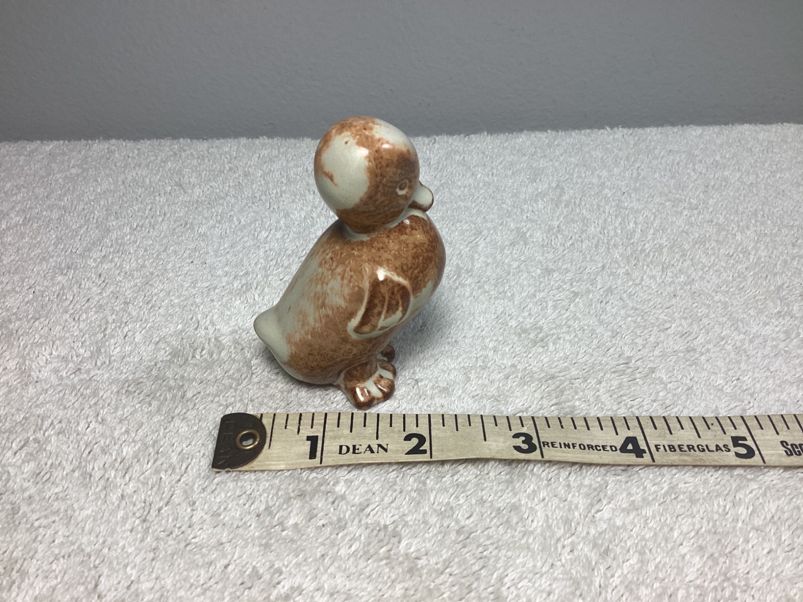 Nicodemus Ferro-Stone Ceramics Duck Figurine Figure Signed Ellen Jennings EJ