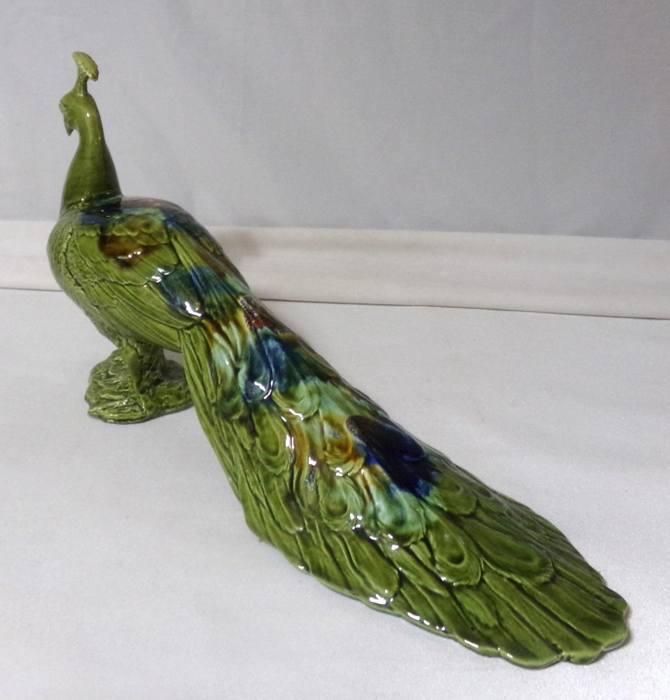 DeForest Art Deco Hollywood Regency Peacock Figurine