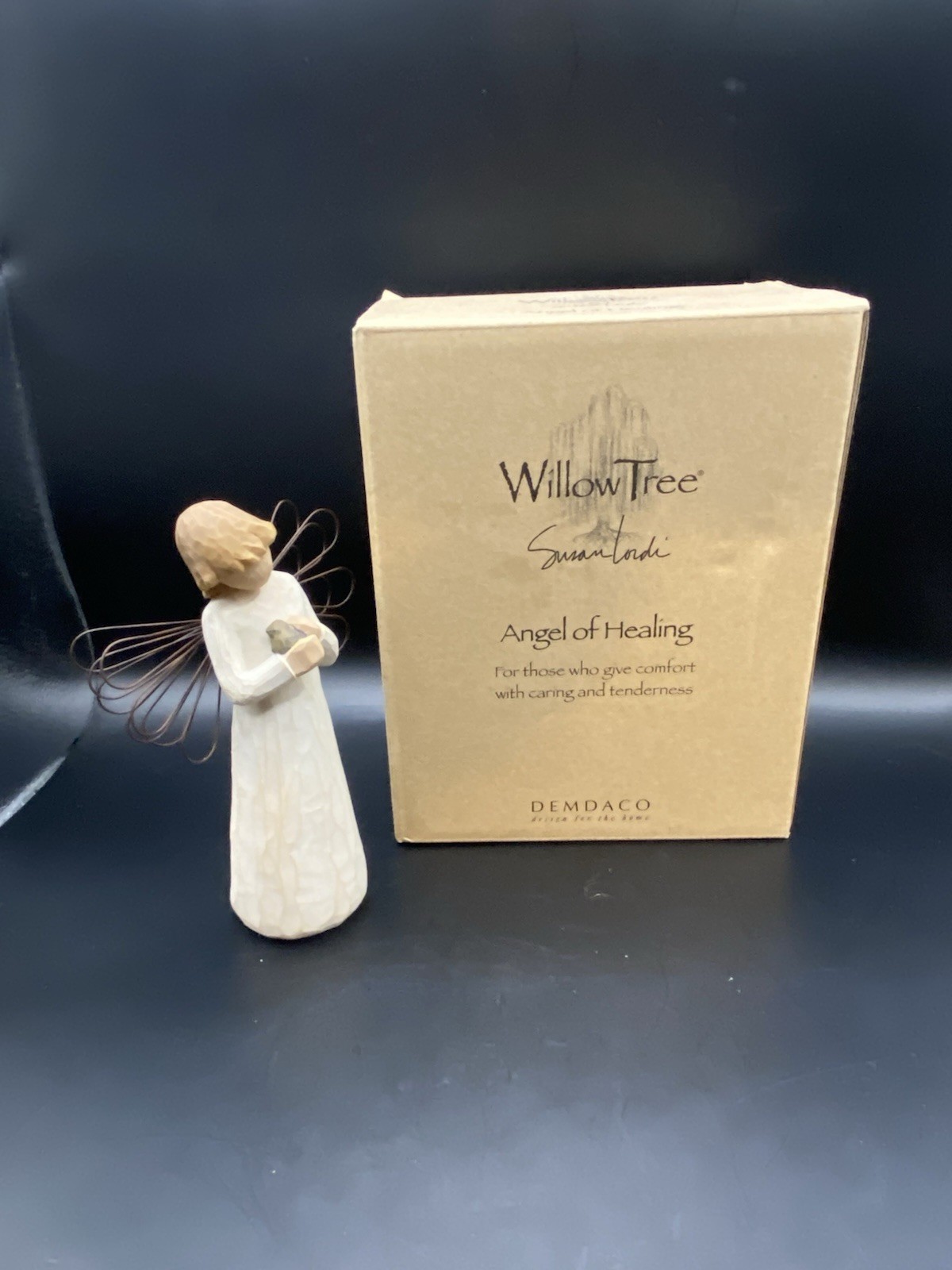 Willow Tree Angel Of Healing Angel With Bird 5″+ Tall WT34