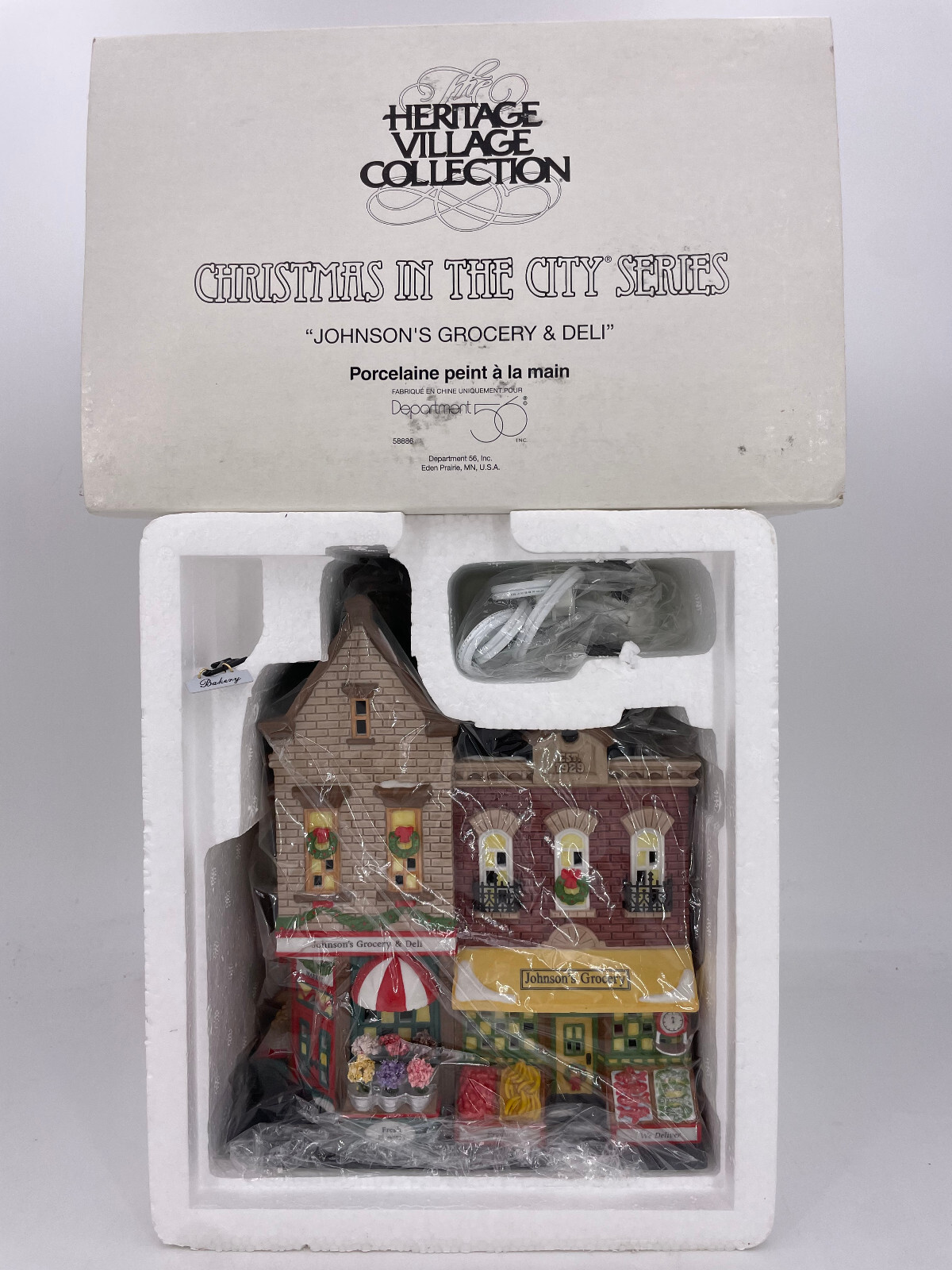 Department 56-Christmas in the City-Johnson’s Grocery & Deli-58886