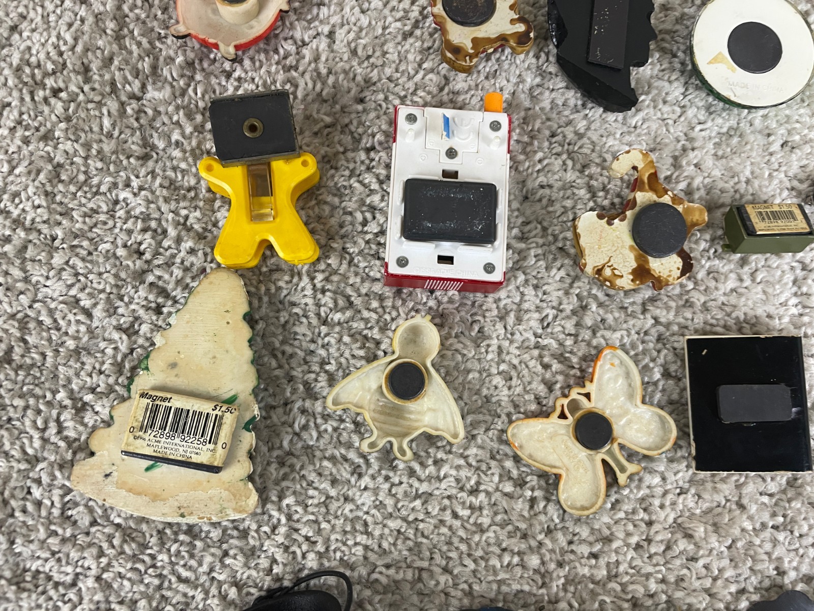 Lot of Assorted Mini Figurines Decorative Novelty Kitchen Fridge Magnets