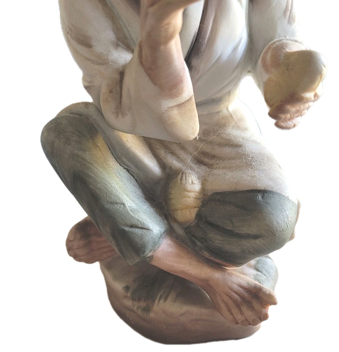 5.5 ” ARDCO FINE QUALITY FIGURINES OLD WOMAN DALLAS BISQUE PORCELAIN Japan #F7