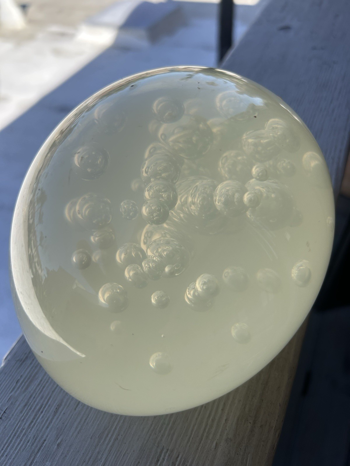 MCM Bulbous Resin Bubble Sculpture Owned By A Great Artist Fun Everlasting Rare