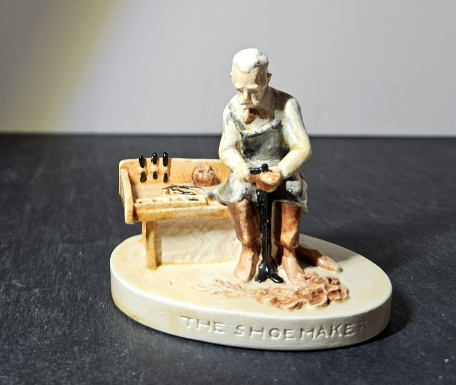 Sebastian Miniatures “The Shoemaker” Figurine Signed Prescott W Baston No Box