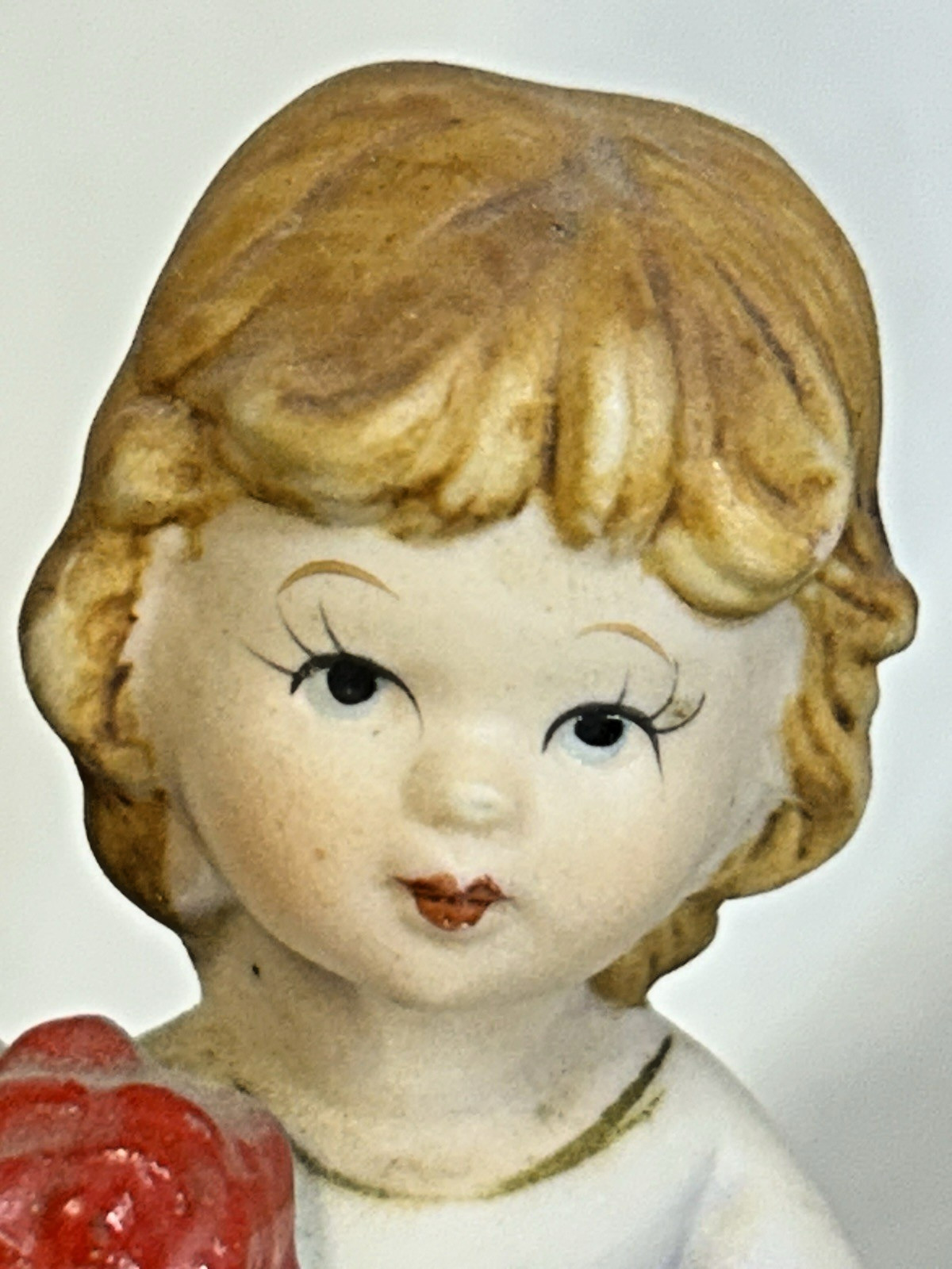Vintage 4″ Lefton AUGUST Birthday Porcelain Figurine Hand-Painted Matte Finish