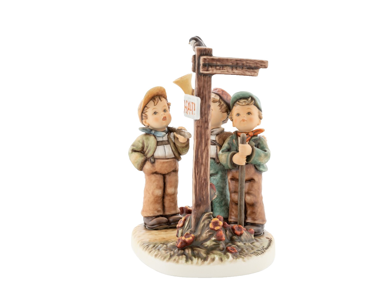 hummel #927 “three little wanderers” masterpiece collection 9.5″ new! $2150