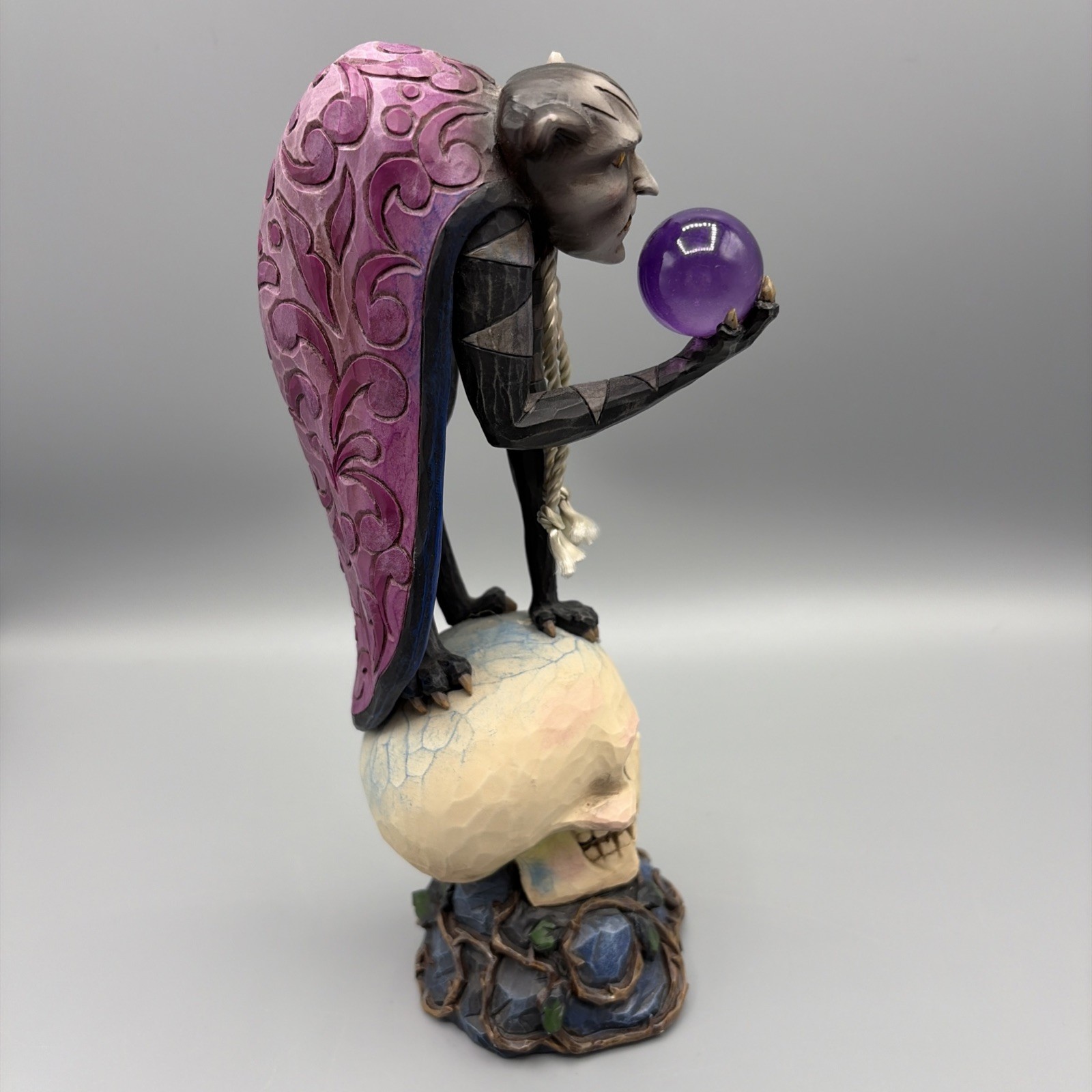 Jim Shore 2009 Heartwood Creek DEMON DARK Demon On Skull Figurine 4014442KBC