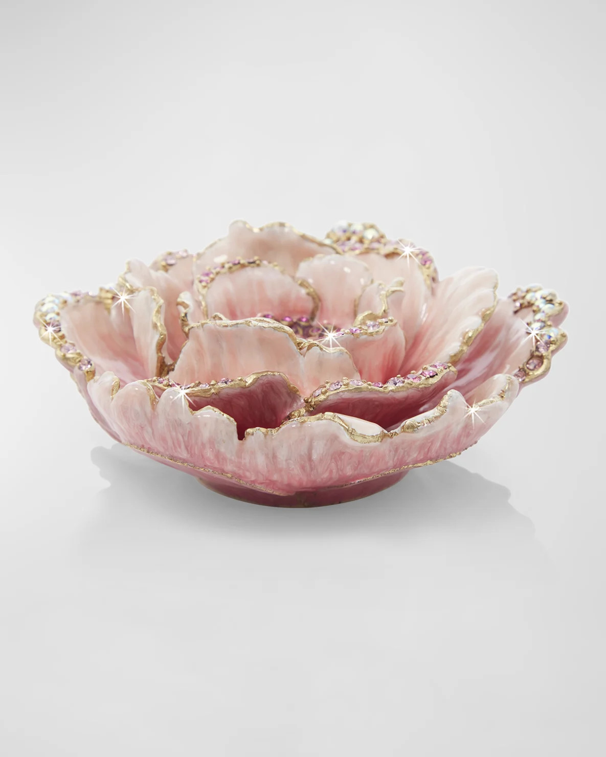 Jay Strongwater Flora & Fauna Briar Peony Tabletop Object New