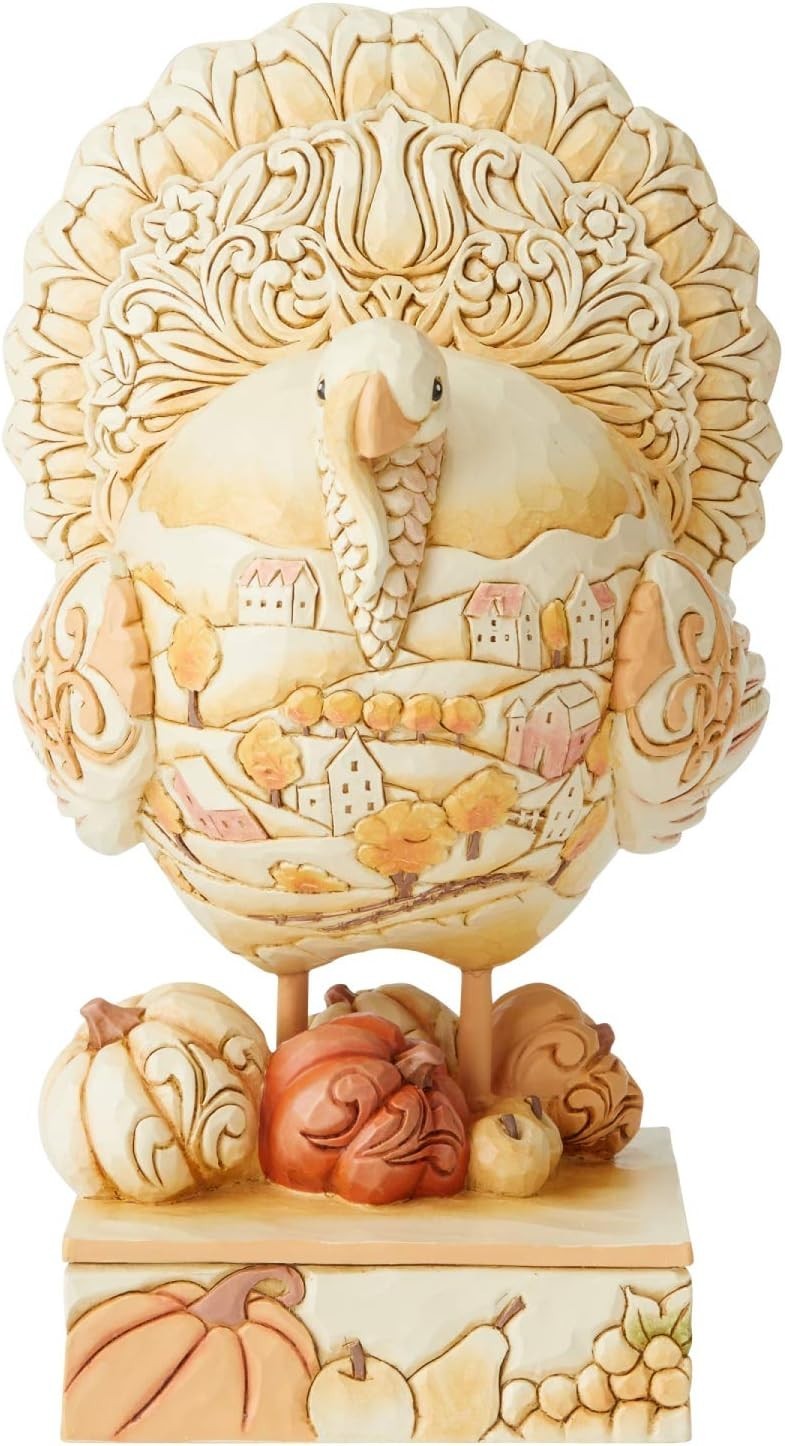 Jim Shore Heartwood Creek Autumn Turkey Country Scene Figurine 6004324 NEW T