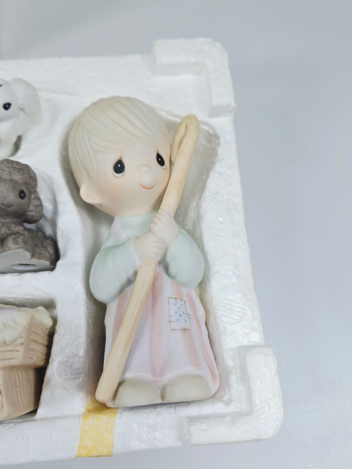 Precious Moments Nativity Set Christmas 1979 in Box Come Let Us Adore Him E-2800