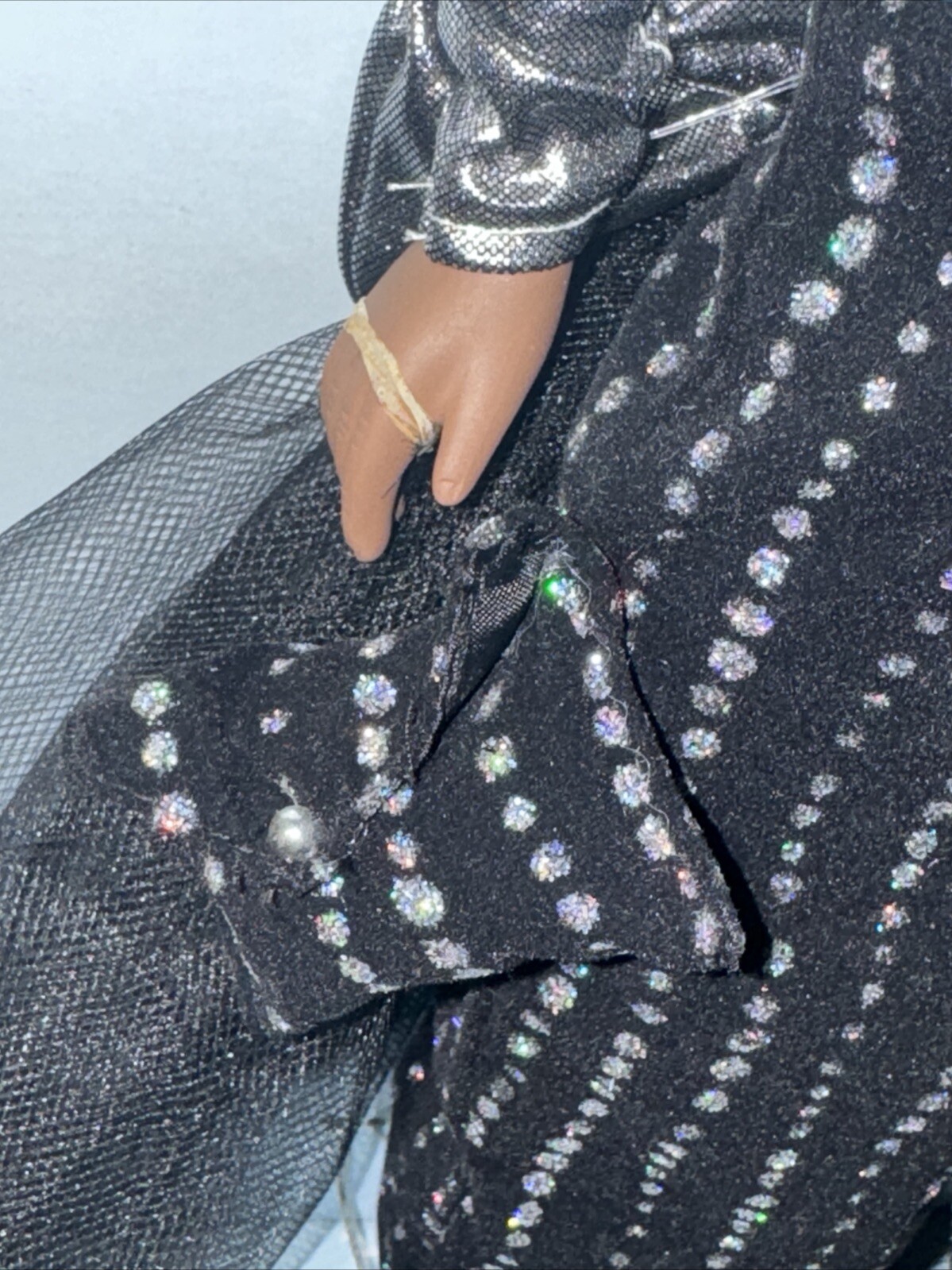 Camila garbage 16 inch Porcelain African with Swarovski crystal components