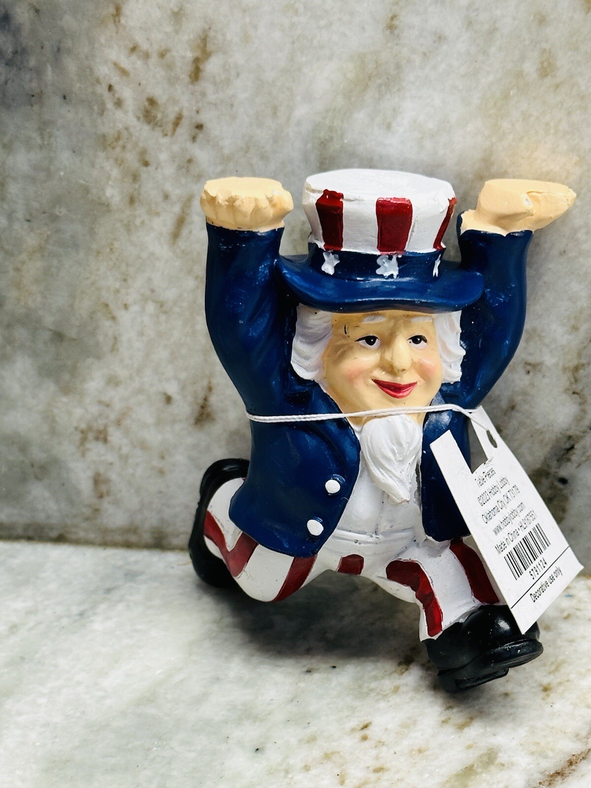 July 4th Ceramic Independence Day Patriotic Figurine/Table Top:3Inches