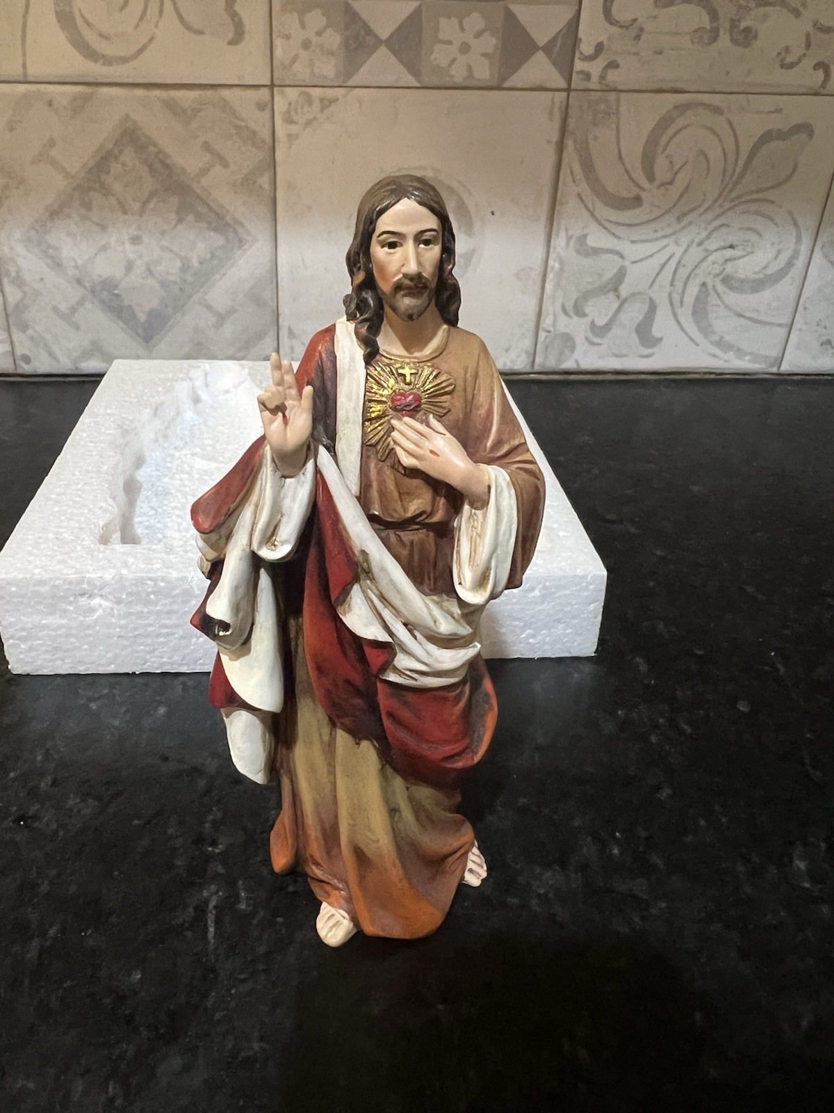 Joseph’s Studio by Roman Inc, Renaissance Collection,JESUS, 6.0″ H,Hand Painted.