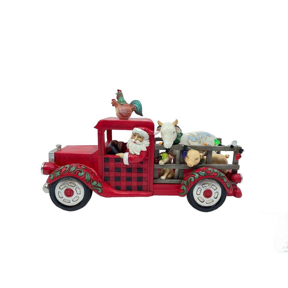 Jim Shore Santa Driving Truck-6011739