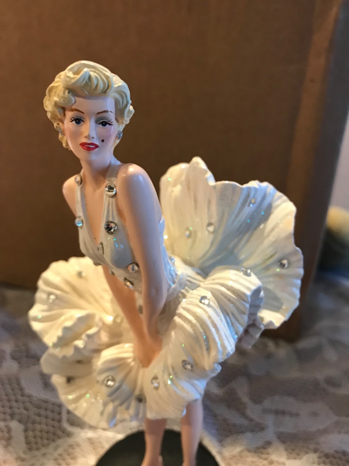 Rare Hamilton Sparkling Style Crystal Reflections Marilyn Monroe 7 1/2″ Figurine