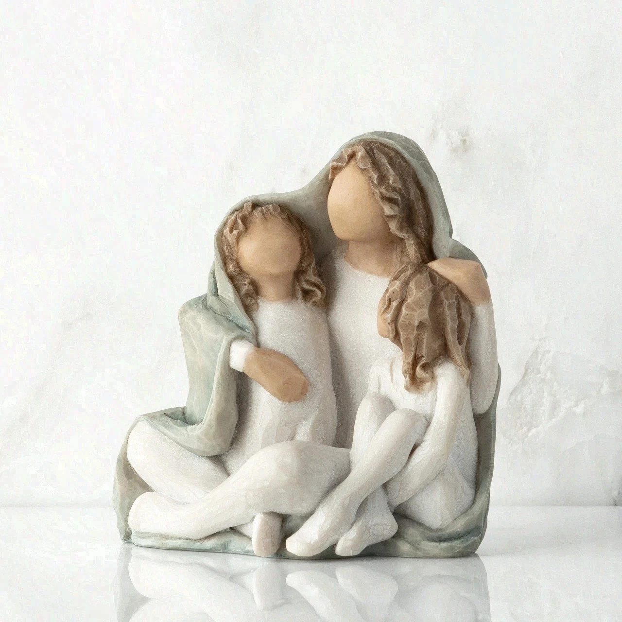 Set3 Willow Tree Cozy, Close Together, we Three, Loving Embrace from Mother, Gra