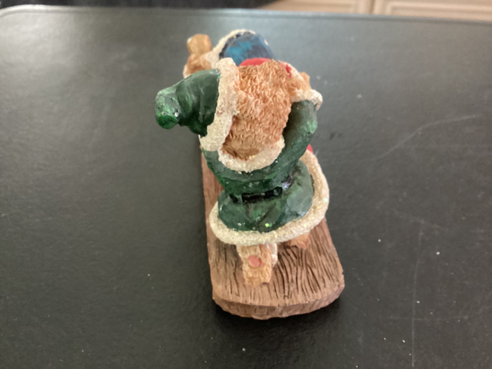 Unbranded 3 Bears on Sled Holiday Resin Figurine