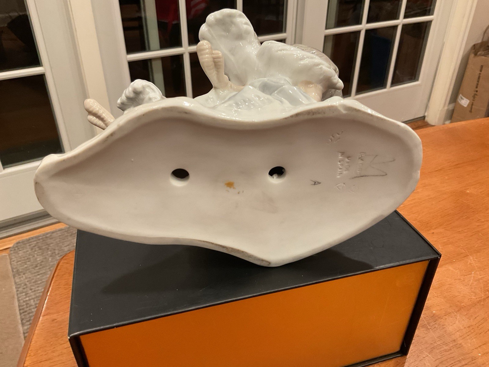 Lladro 2 Ostriches Porcelain Figurine – Rare -Retired 1970 -by Fulgencio Garcia