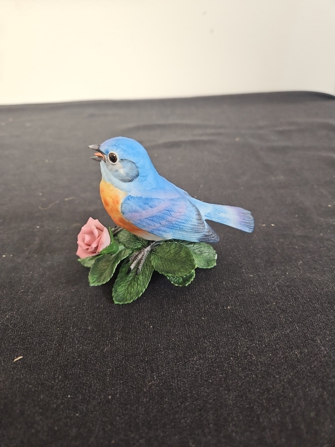 Lenox Eastern Bluebird Garden Birds Fine Porcelain Figurine Chipped