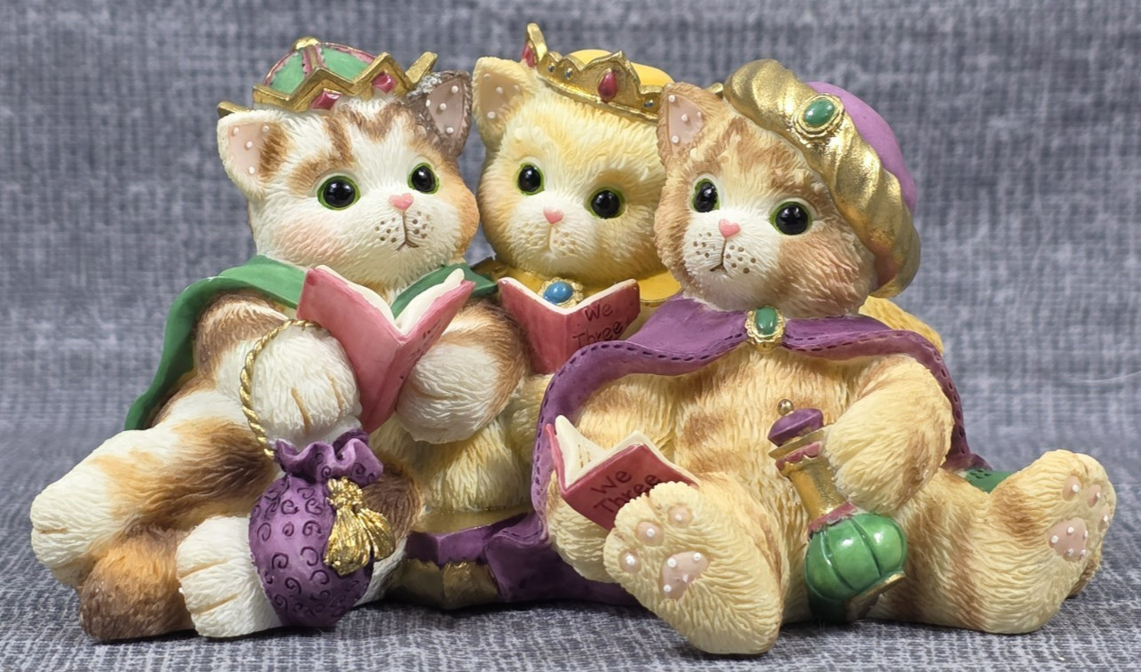 1999 Enesco Calico Kittens #182 “We Three Kings” #542598