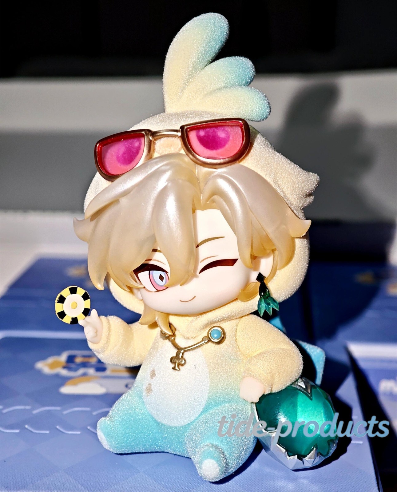 miHoYo Official Honkai: Star Rail Boys Dorm Dr. Ratio Aventurine Figure Toy Doll