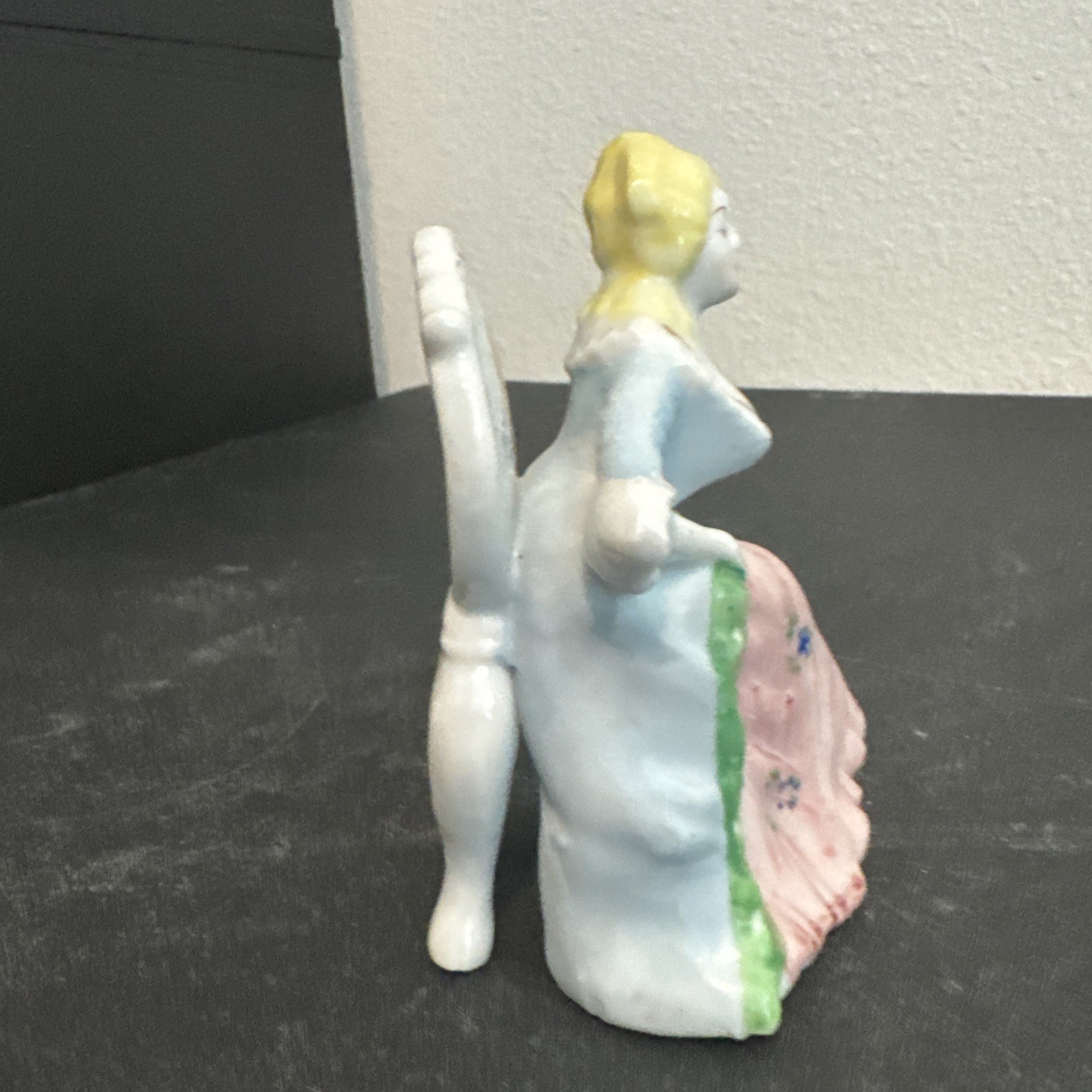 Vintage Victorian Colonial Porcelain Female Figurine Made In Occupied Japan
