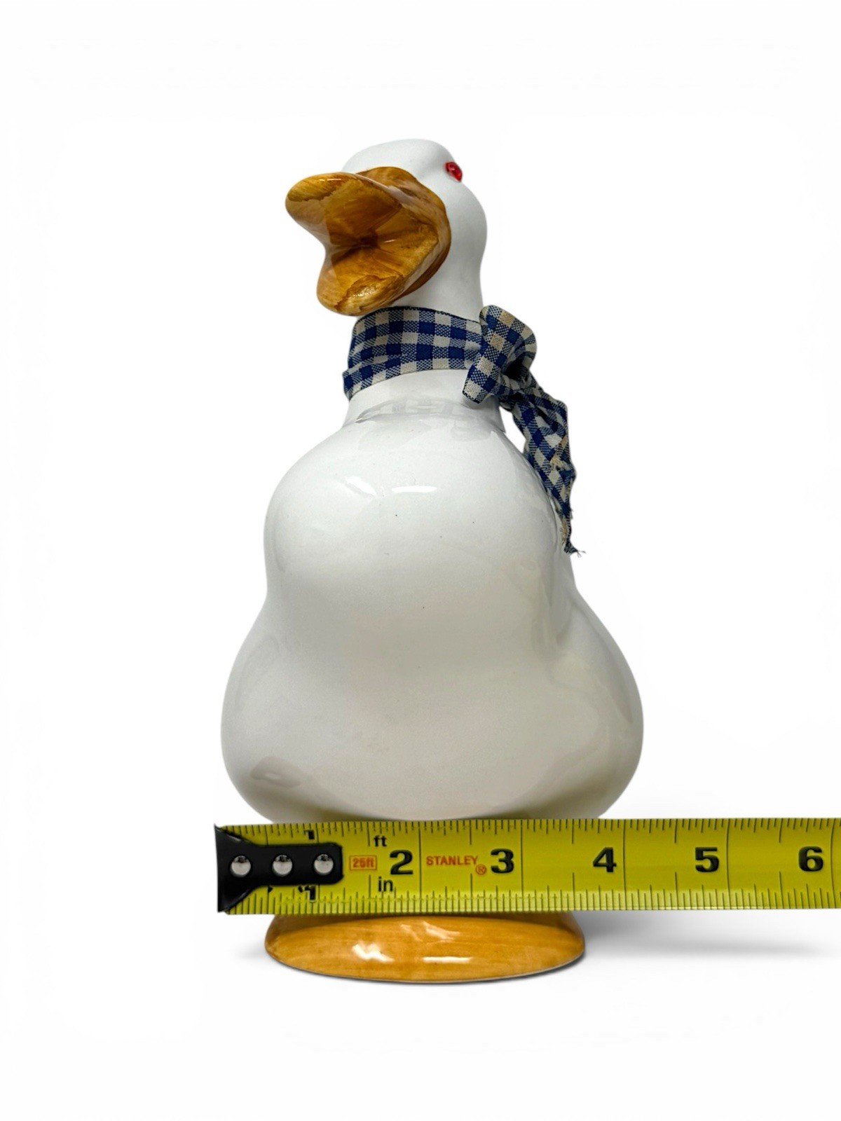 Vintage Ceramic Goose Duck Figurines Set of 2 Country Cottagecore Decor
