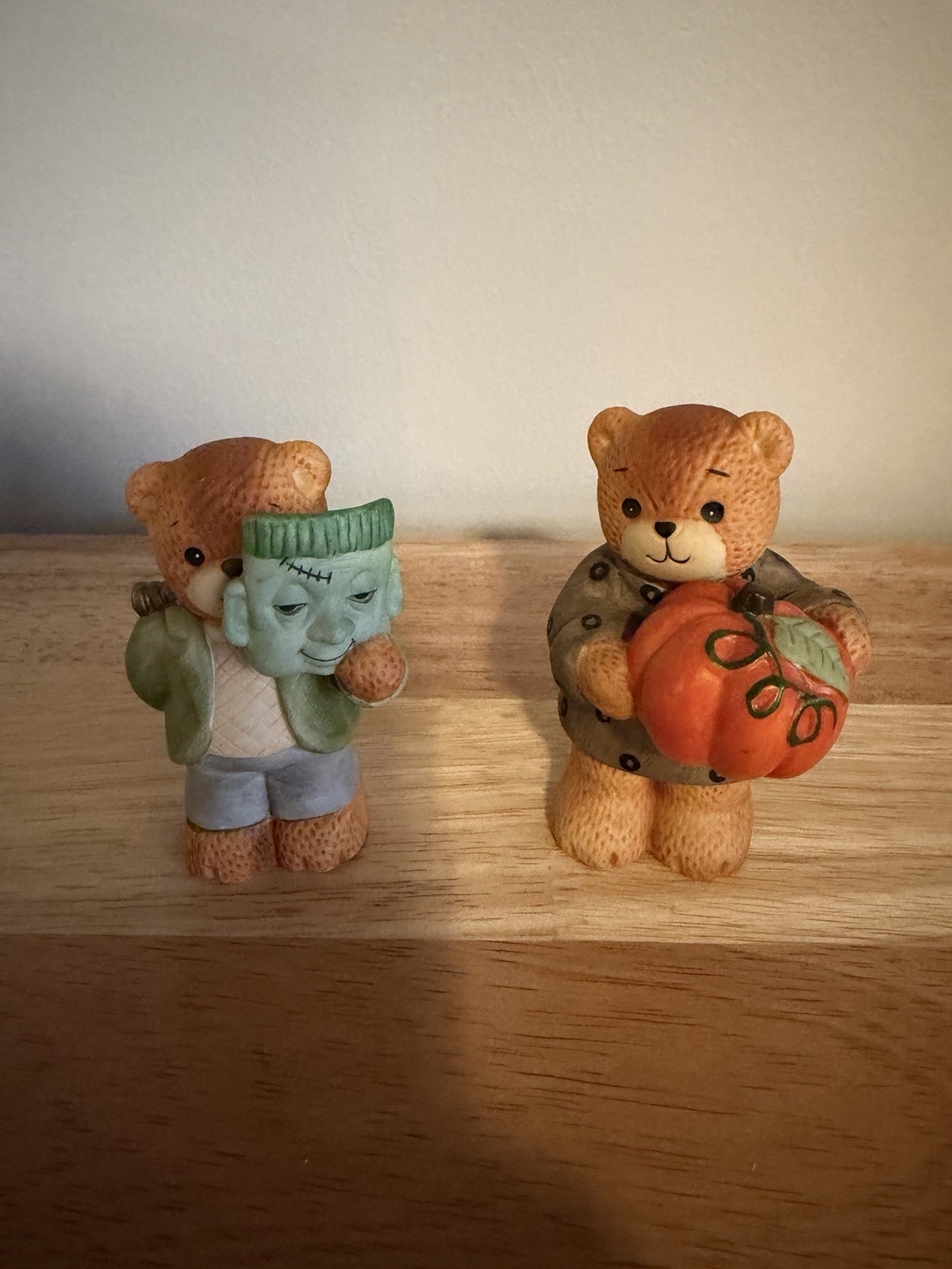 Lucy Rigg Lucy And Me Enesco Halloween Bundle 1988 Frankenstein And 1985 Pumpkin