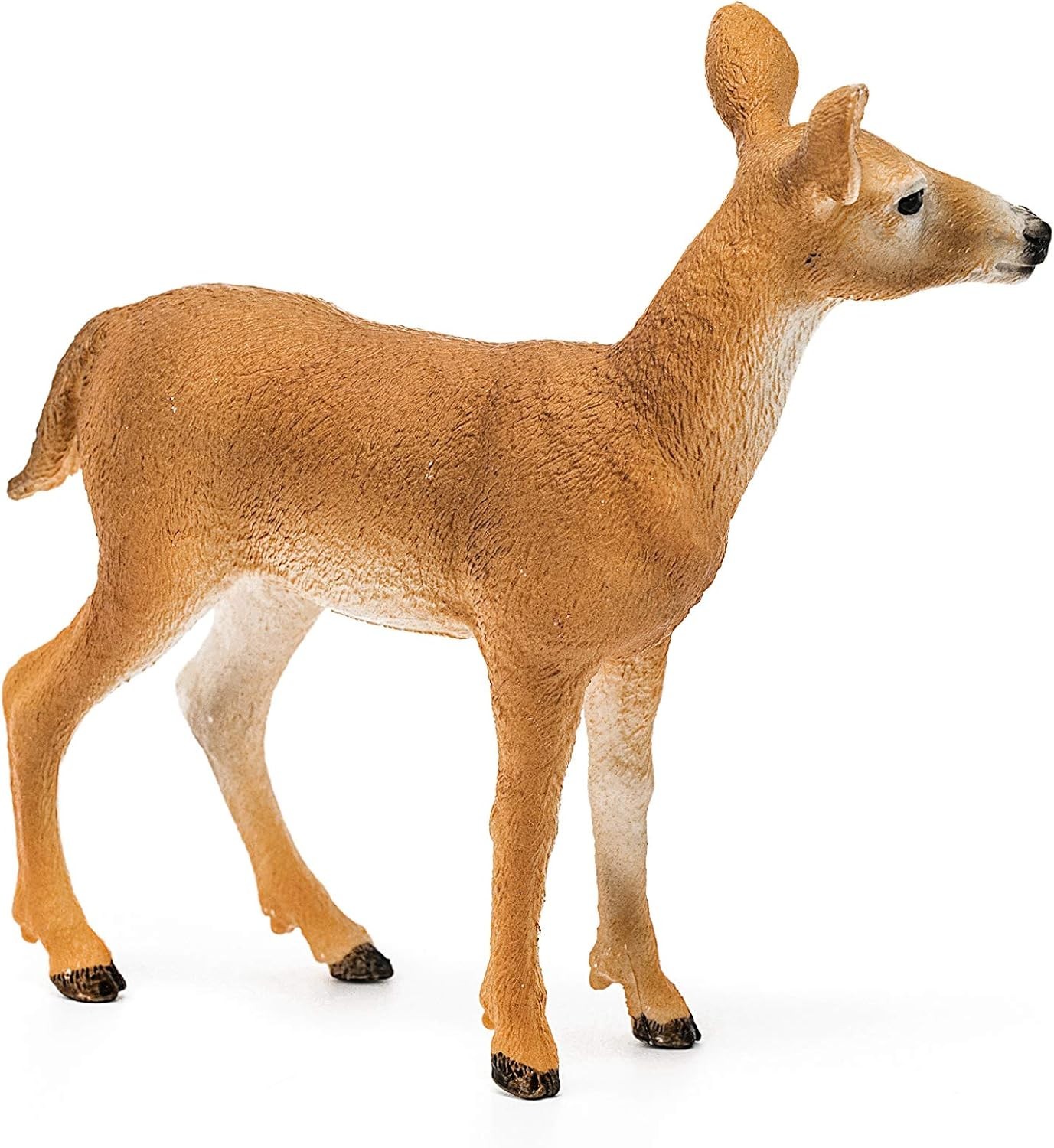 Realistic White-Tailed Doe Animal Figurine – Perfect for Creative Play, 3+