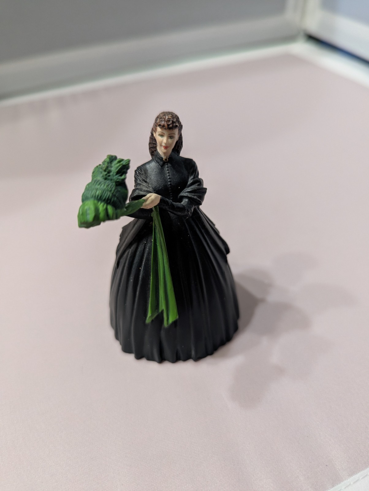 ONE Scarlett O’Hara Gone with the Wind Franklin Mint Resin Figure Figurine Dress