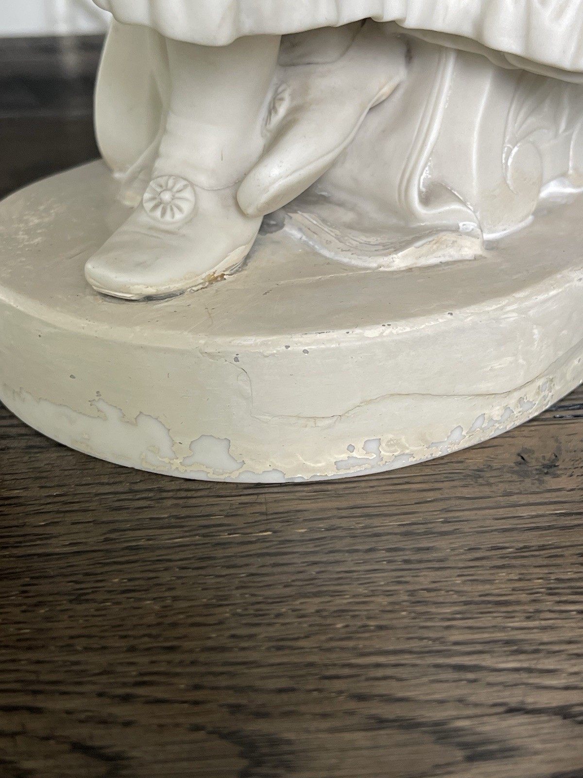 Large Bisque Porcelain Copeland Parian figure of – The Pets or Girl with Rabbit