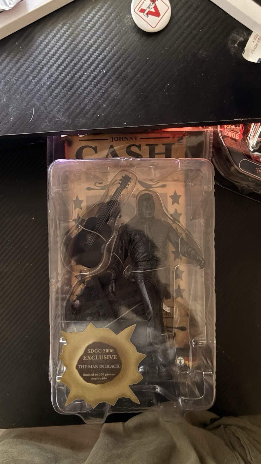 SDCC 2006 Johnny Cash The Man in Black Limited Edition Boxed Figurine